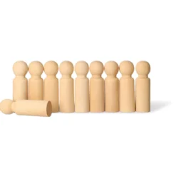 Holzfiguren 10er-Set