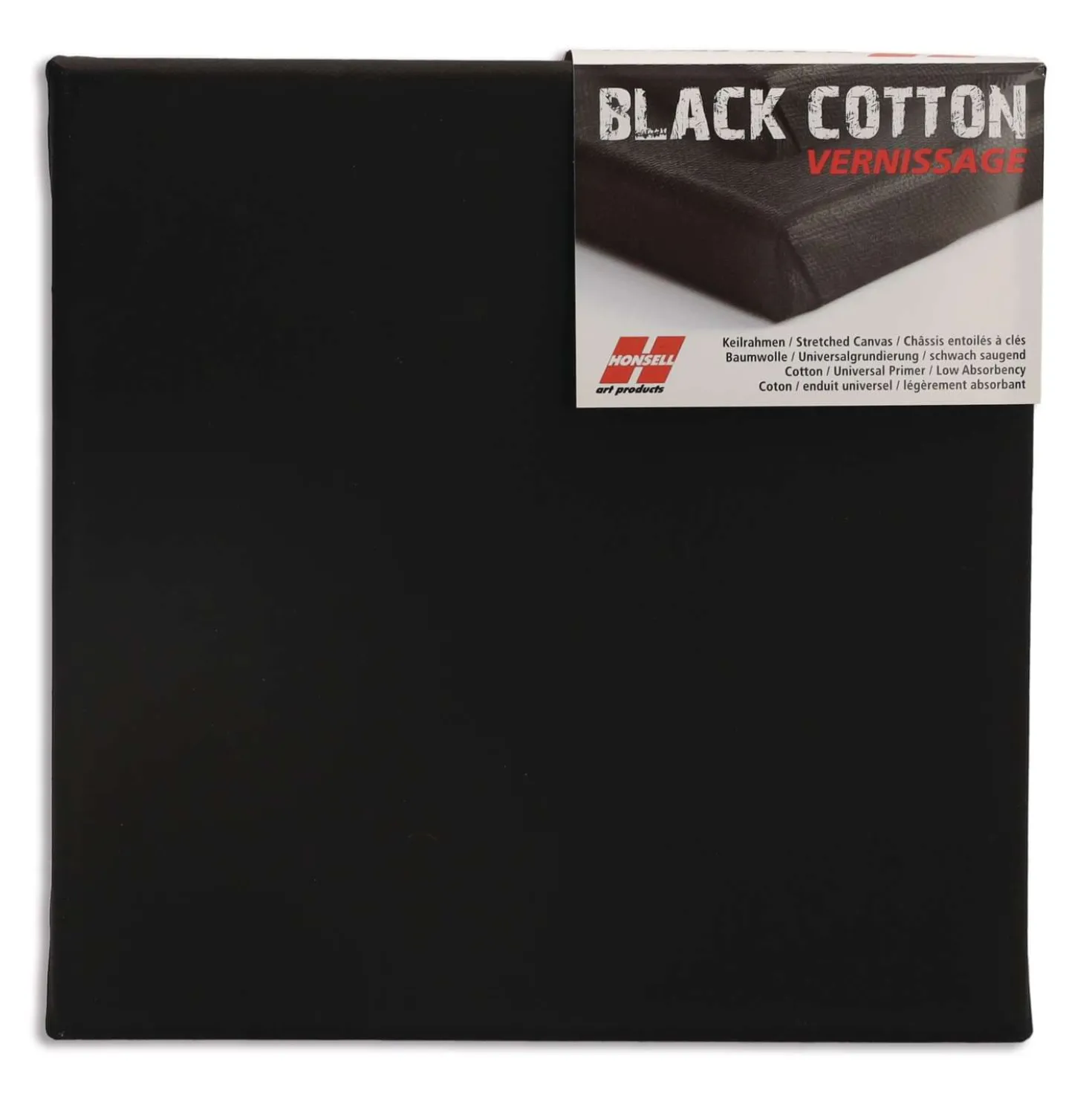 HONSELL BLACK COTTON Vernissage Keilrahmen