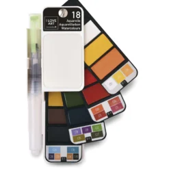 I LOVE ART Aquarellfarben Fächer-Set