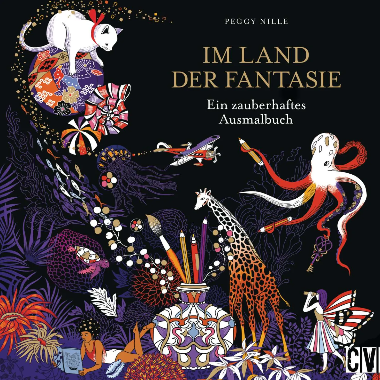Im Land der Fantasie - Ausmalbuch für Erwachsene