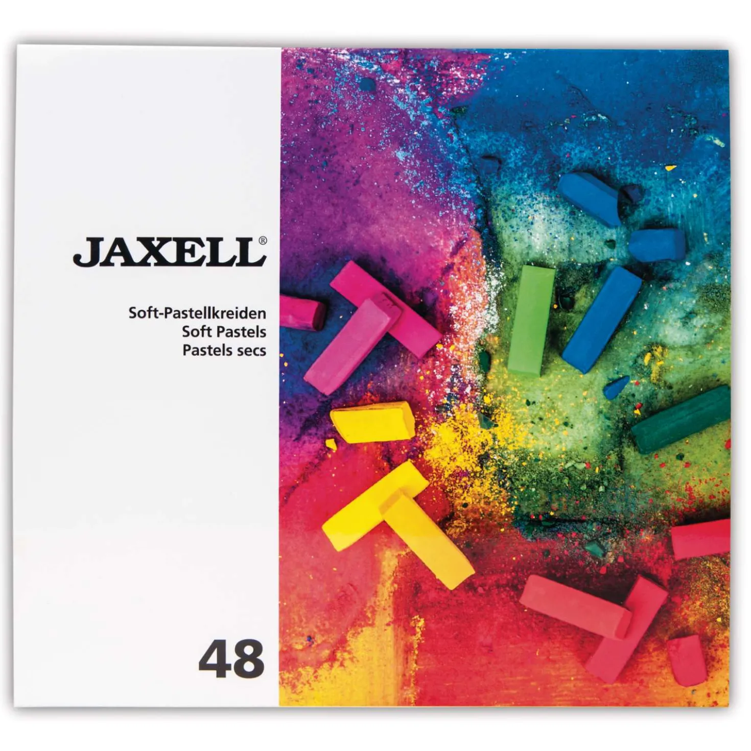 JAXELL® Soft halbe Pastellkreiden, Etuis
