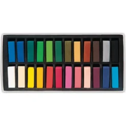 JAXELL® Soft halbe Pastellkreiden, Etuis