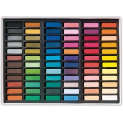JAXELL® Soft halbe Pastellkreiden, Etuis