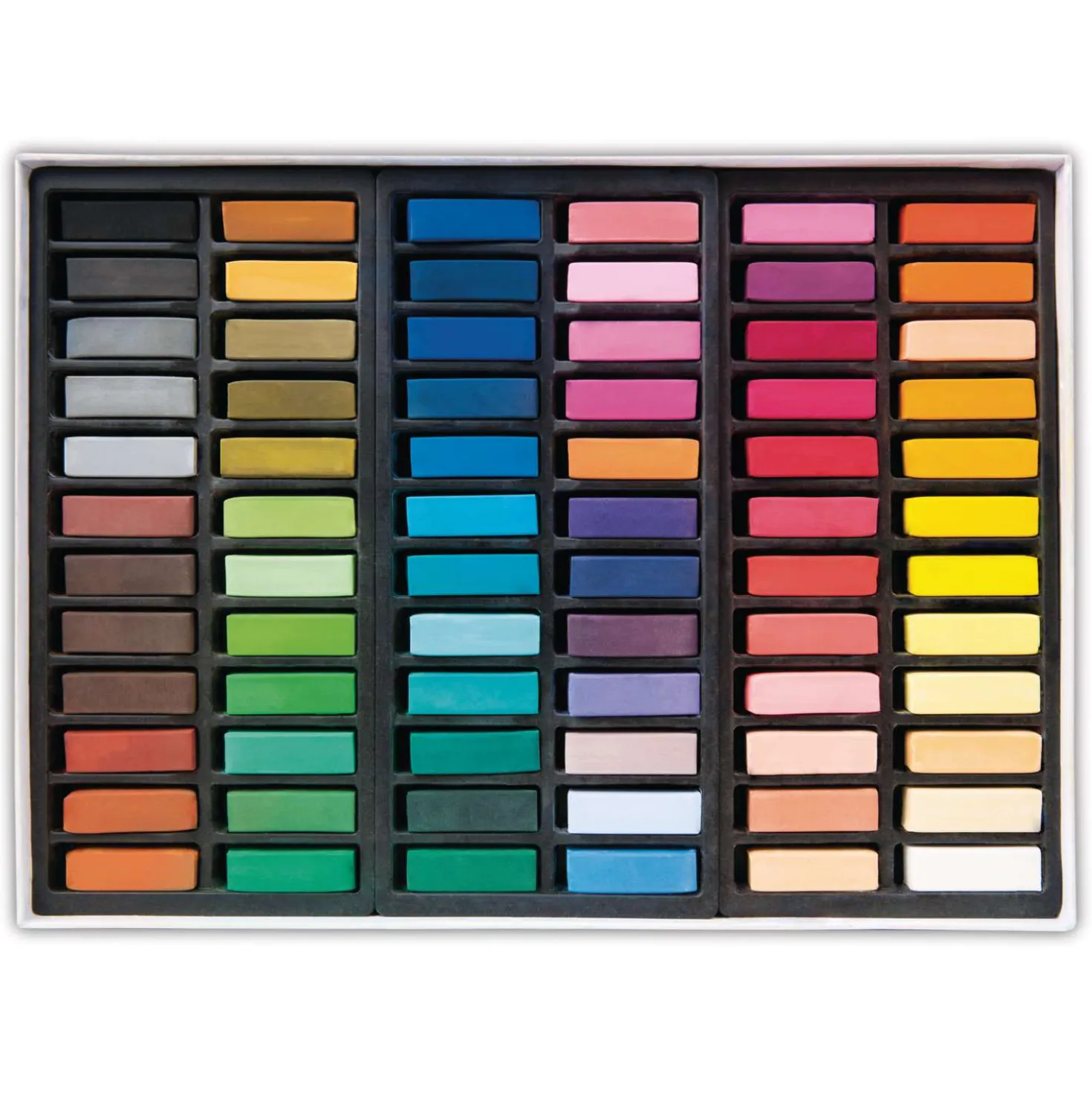 JAXELL® Soft halbe Pastellkreiden, Etuis