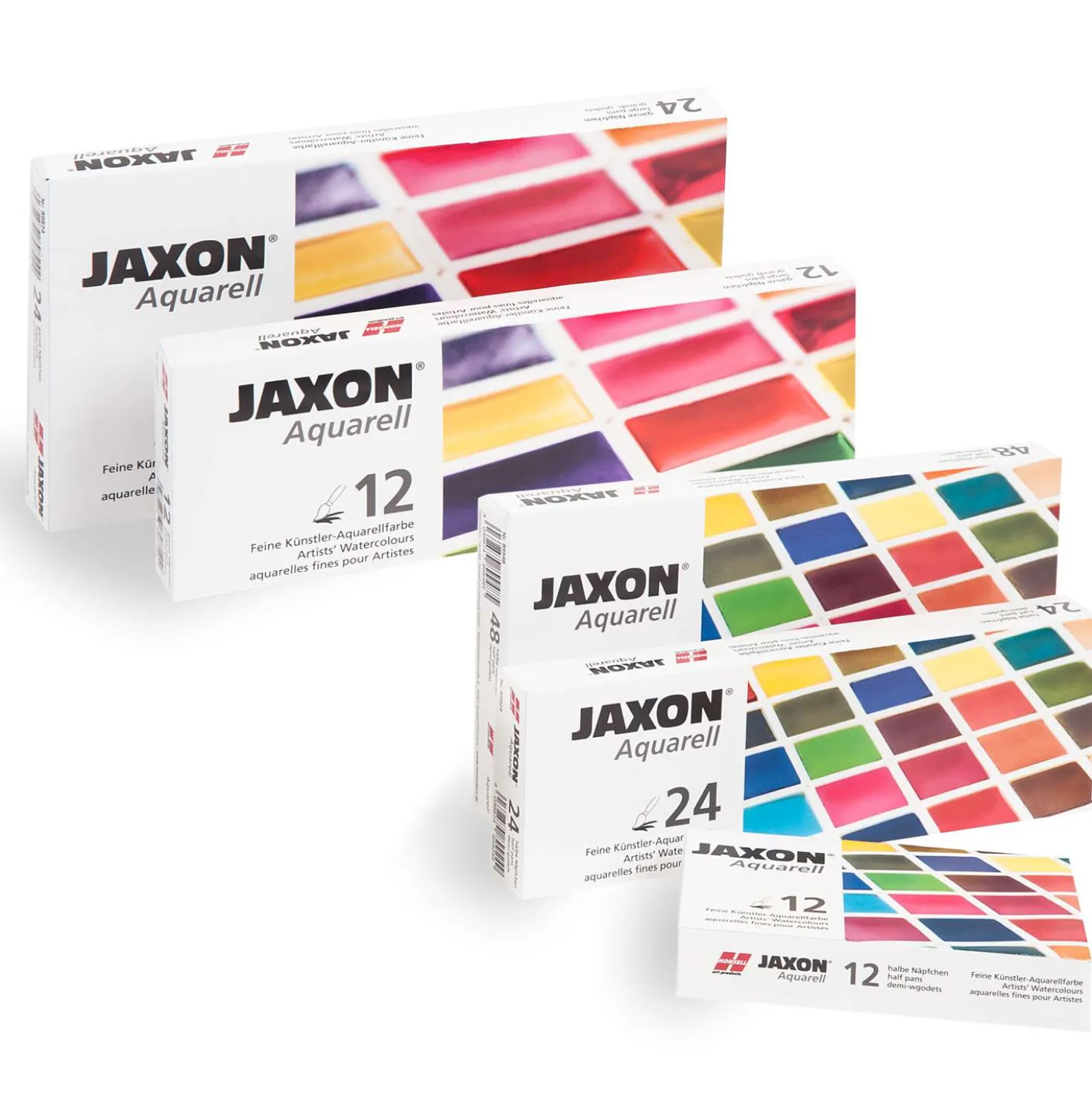 JAXON® Aquarell Feine Künstler-Aquarellfarben - Aquarellkasten