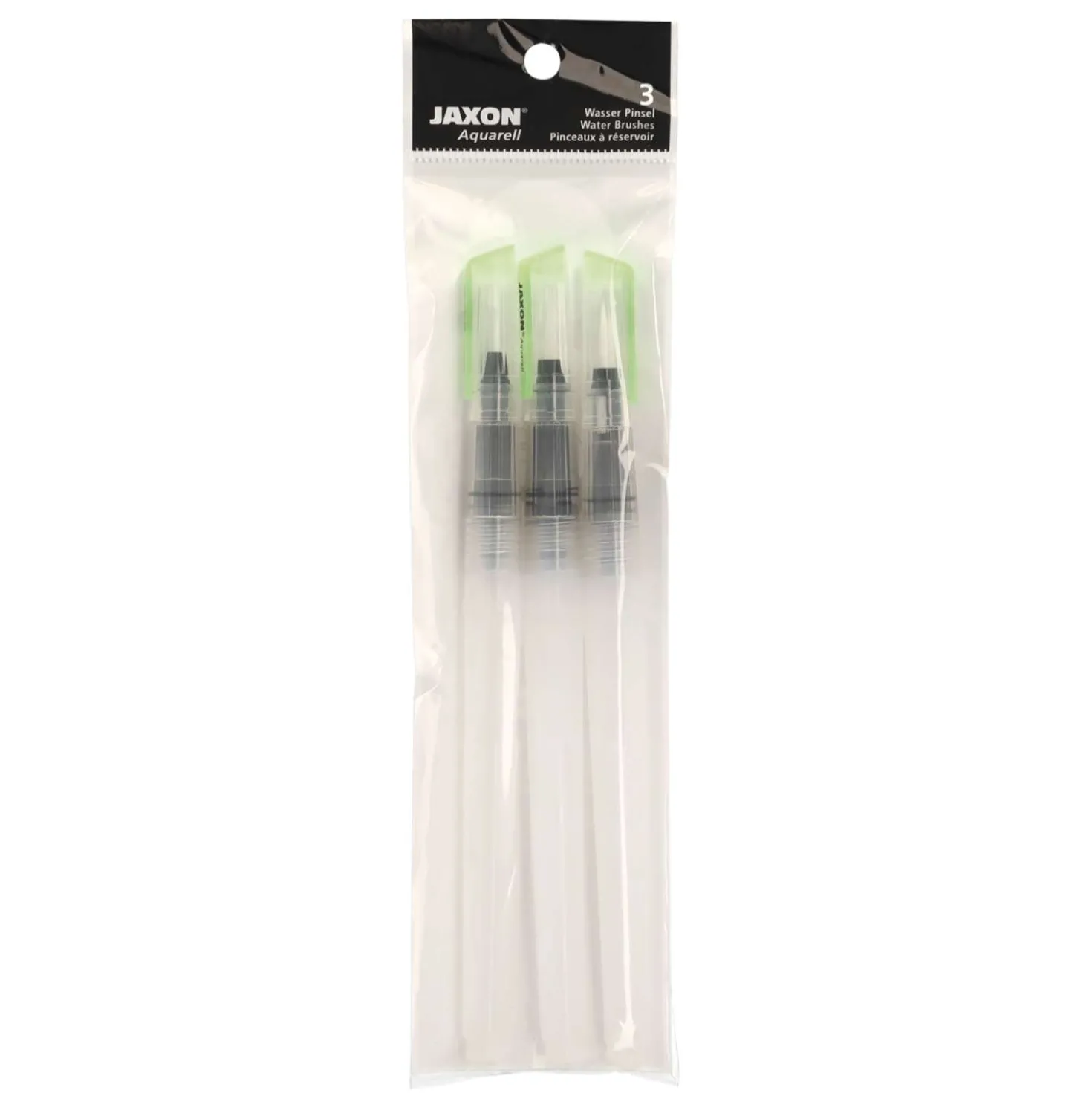 JAXON® Aquarell Wassertankpinsel 3er-Set