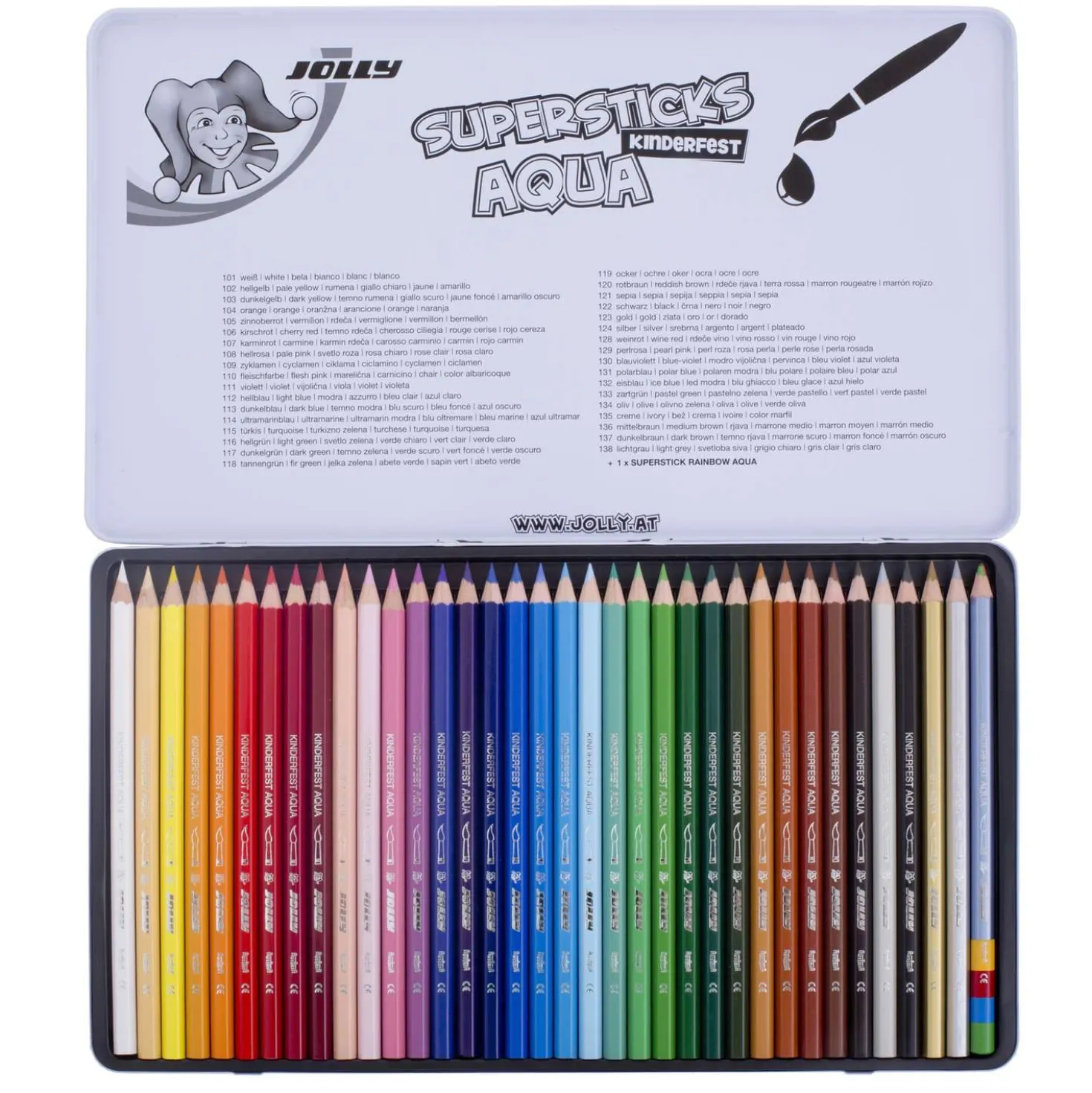 JOLLY Supersticks AQUA - wasservermalbare Buntstifte