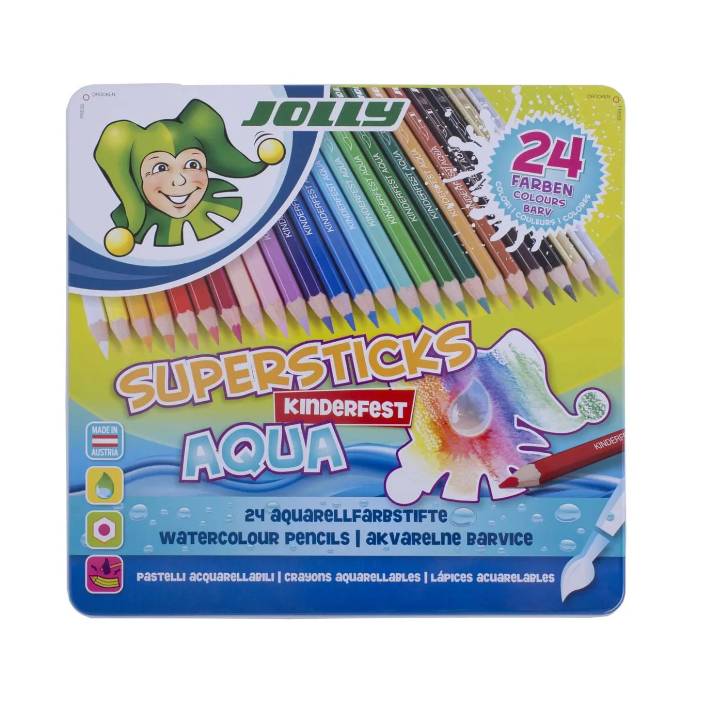 JOLLY Supersticks AQUA - wasservermalbare Buntstifte