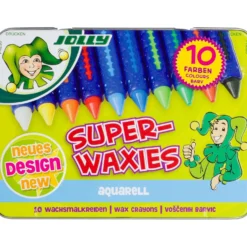 JOLLY Superwaxies Aquarell, wasservermalbare Wachsmalkreiden
