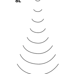 KIRSCHEN Hohlbeitel Stich 8L tief