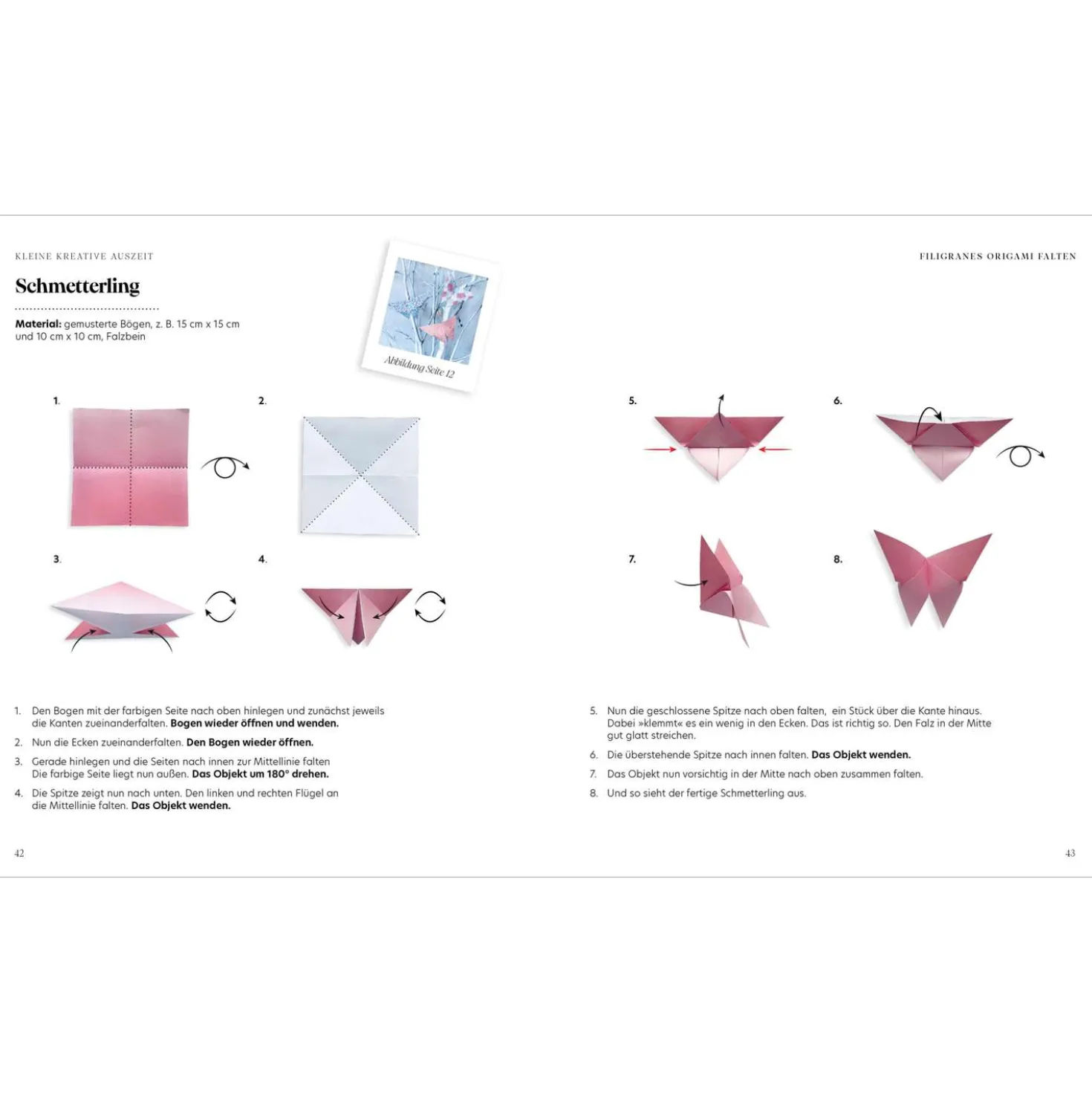 Kleine kreative Auszeit: filigranes Origami