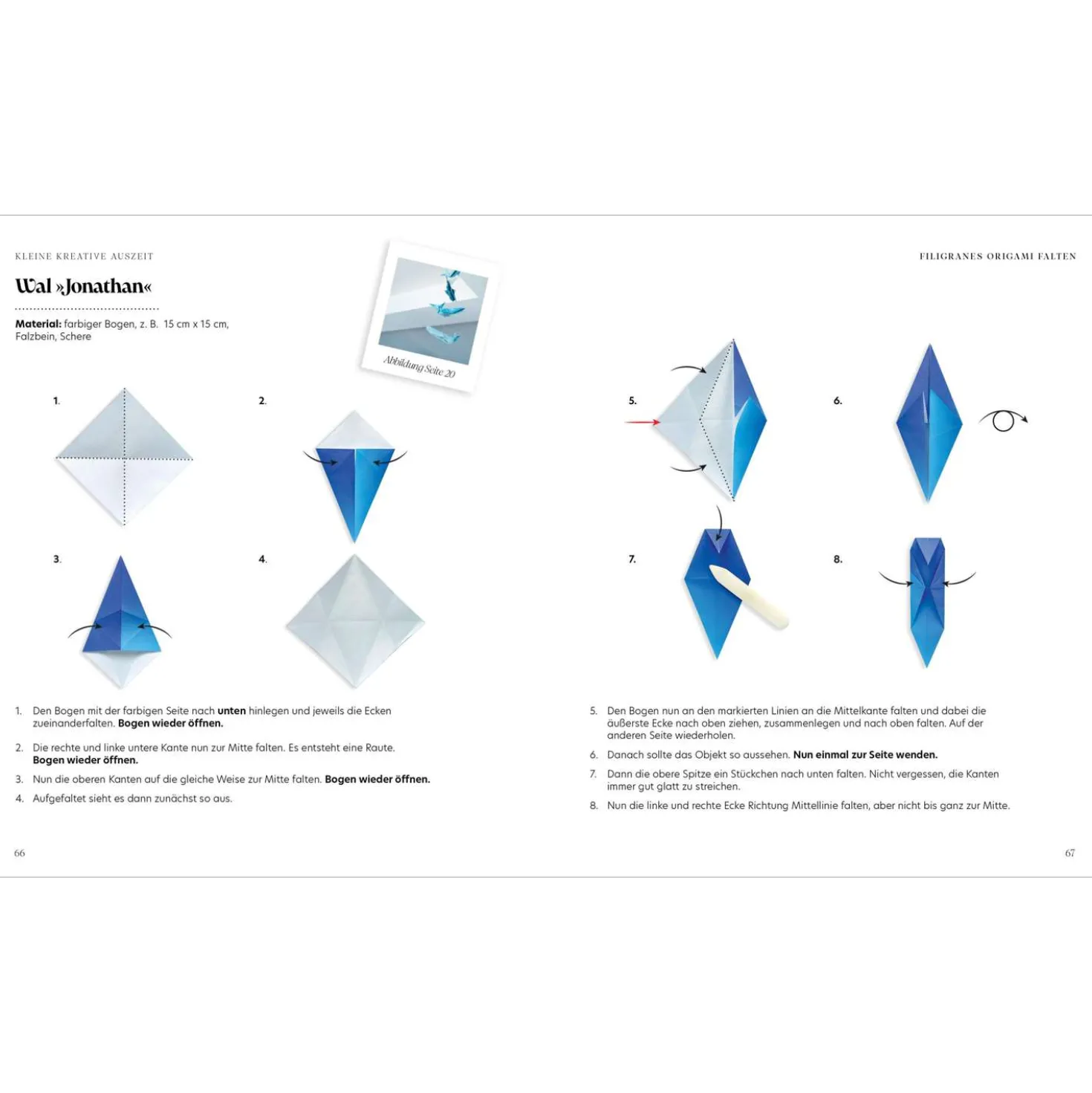 Kleine kreative Auszeit: filigranes Origami