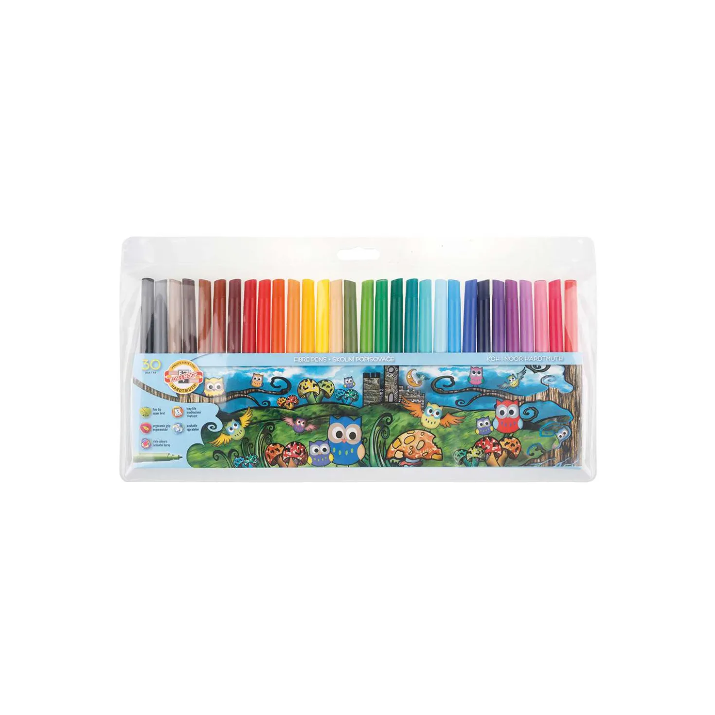 KOH-I-NOOR Fasermaler "Eule", Sets