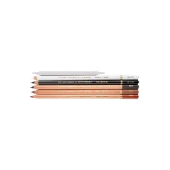 KOH-I-NOOR GIOCONDA Künstler Farb- und Kreidestifte "5 + 1", 6er Set