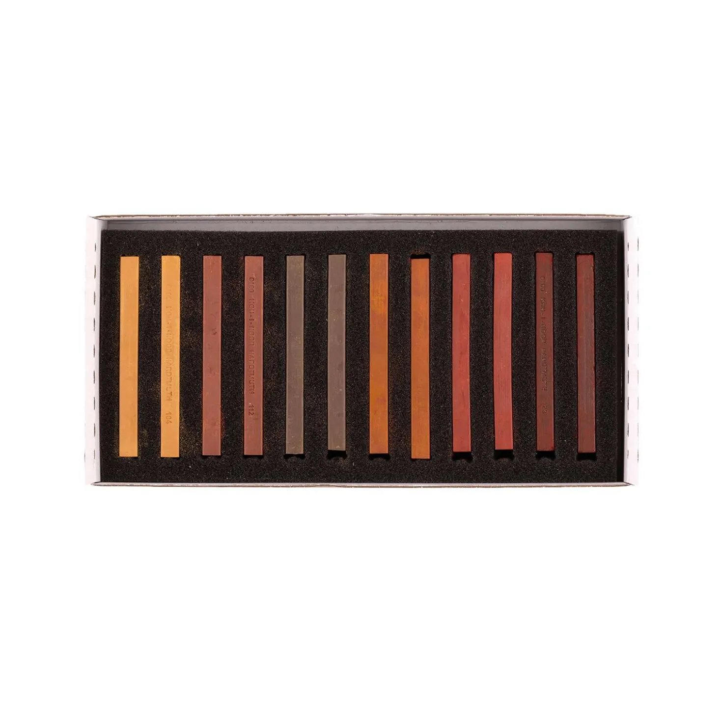 KOH-I-NOOR GIOCONDA Pastellkreide, Brauntöne und Grautöne 12er Set