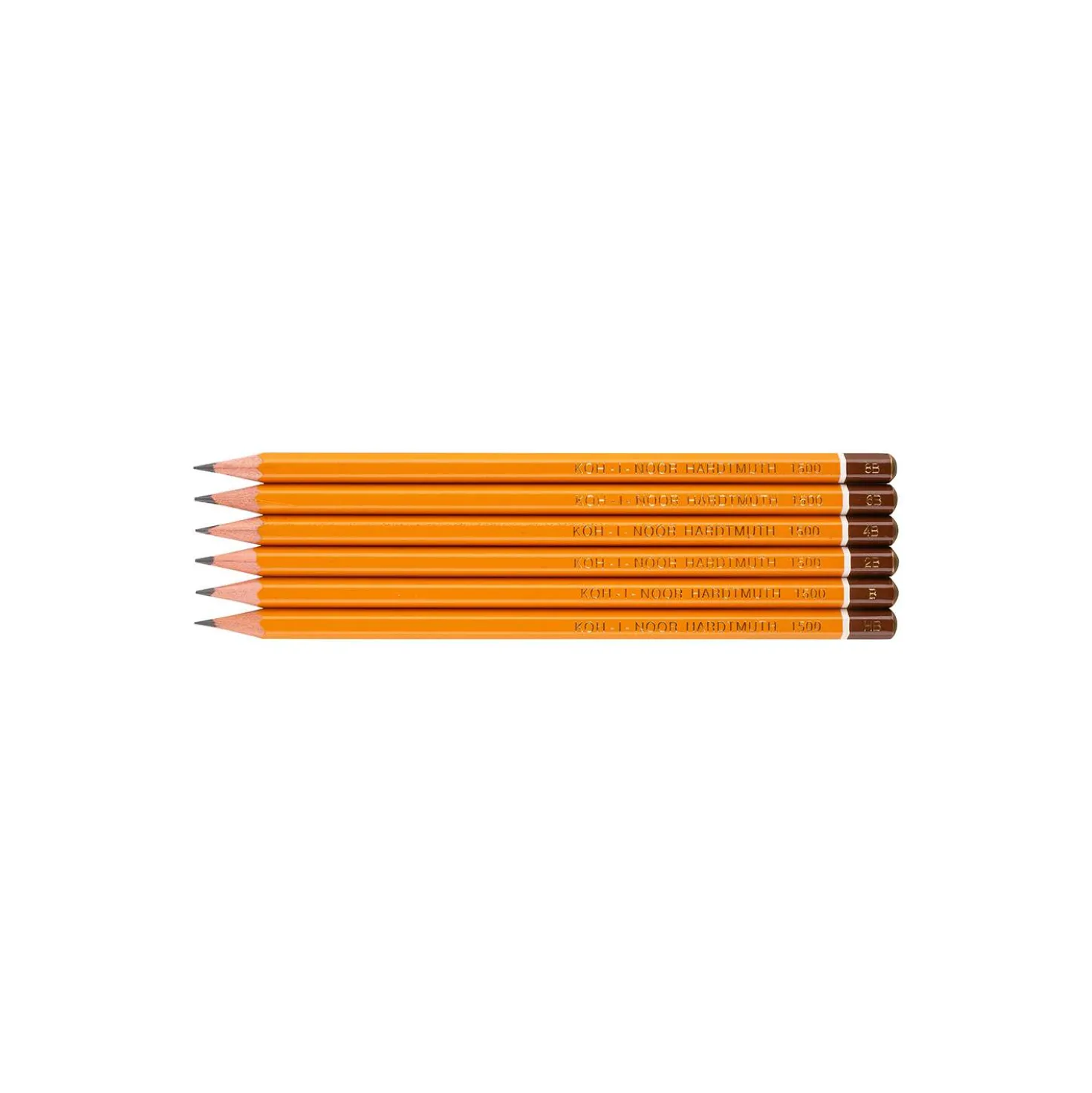 KOH-I-NOOR Graphitstifte 1500 - 6er Set