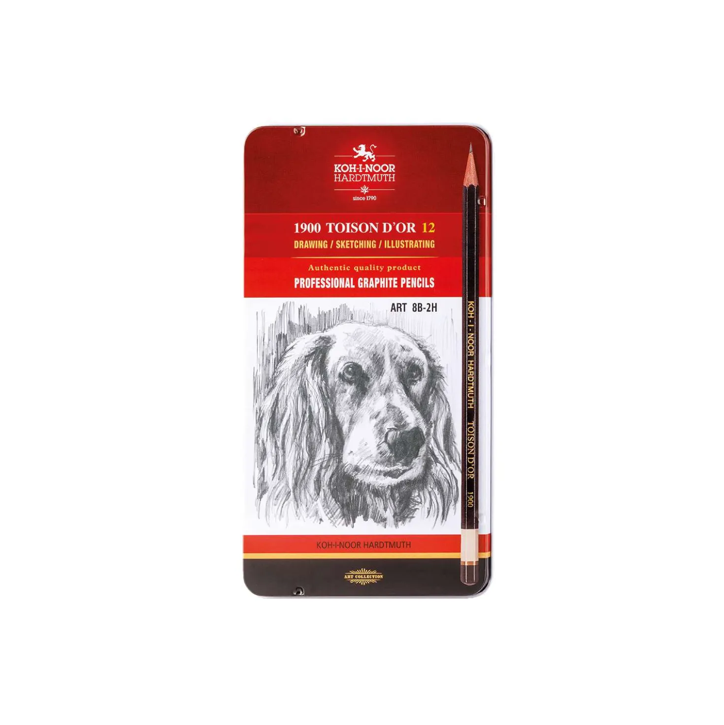 KOH-I-NOOR Graphitstifte 12er Set "Toison Dòr ART"