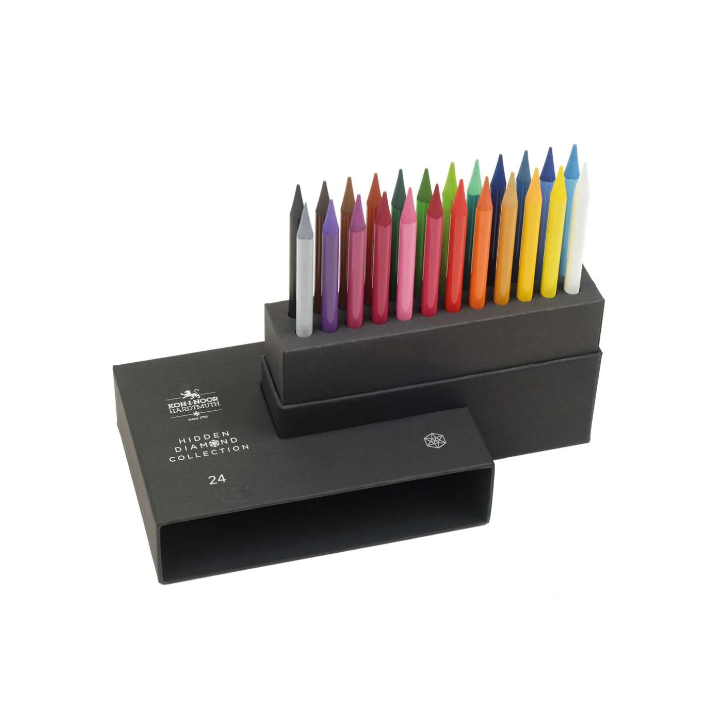 KOH-I-NOOR PROGRESSO Schul- Vollminenfarbstifte "Hidden Diamond", 24er Set