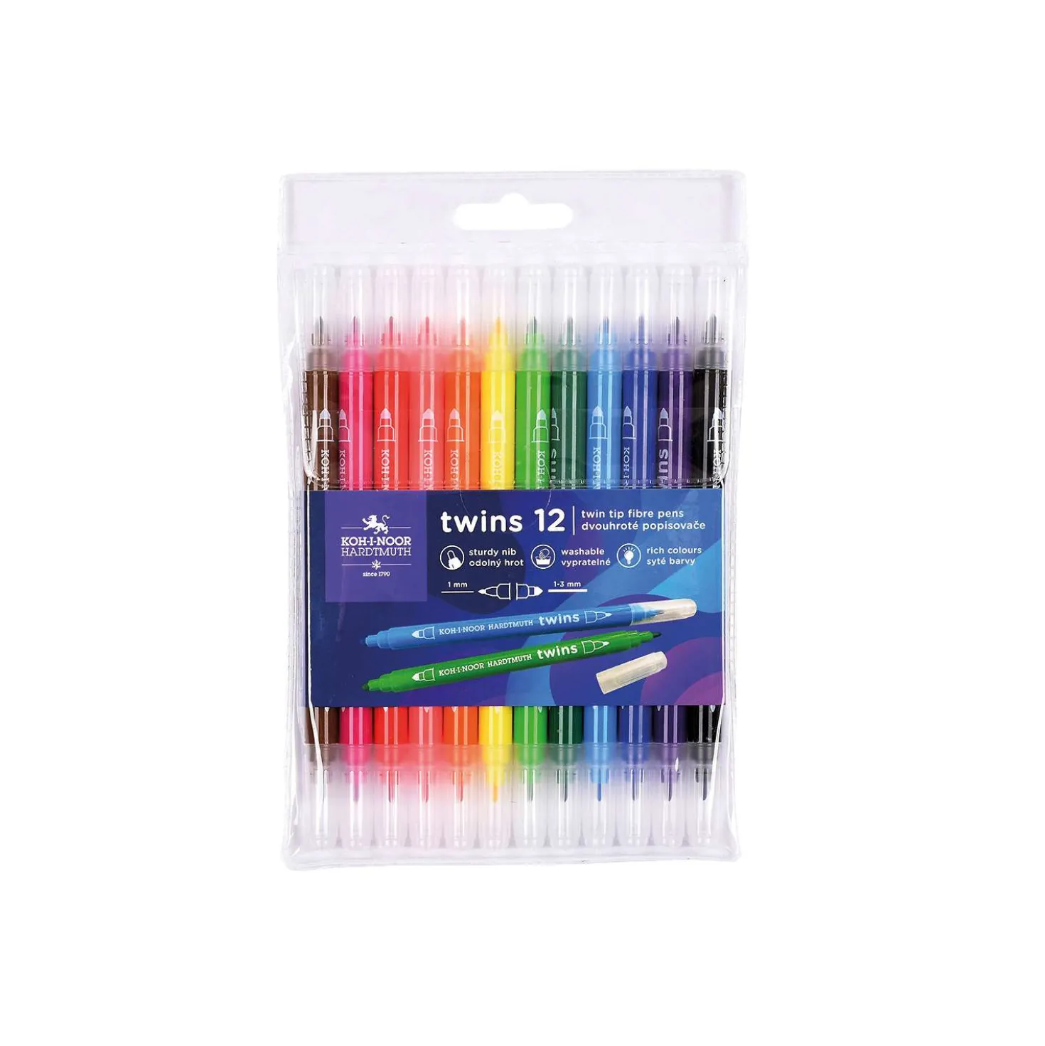 KOH-I-NOOR Schul- Doppelfasermaler, Sets