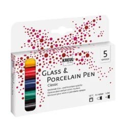 KREUL Glass & Porcelain Pen Classic 5er Set