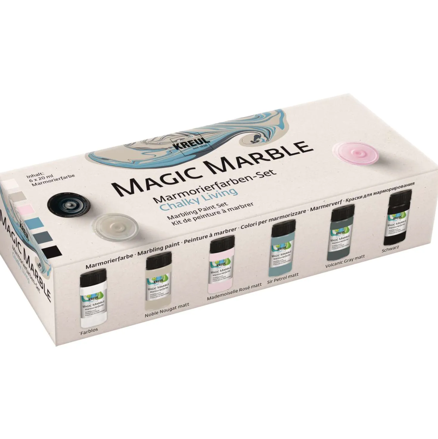 KREUL Magic Marble Marmorierfarbe 6er-Sets