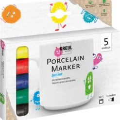 KREUL Porcelain Marker medium Junior 5er Set