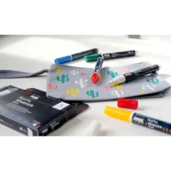 KREUL Textil Marker Opak, medium, 5er-Set