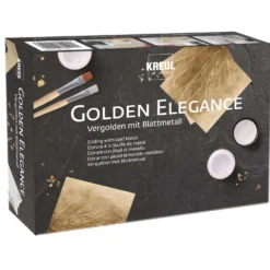 KREUL Golden Elegance Set, Vergolden mit Blattmetall