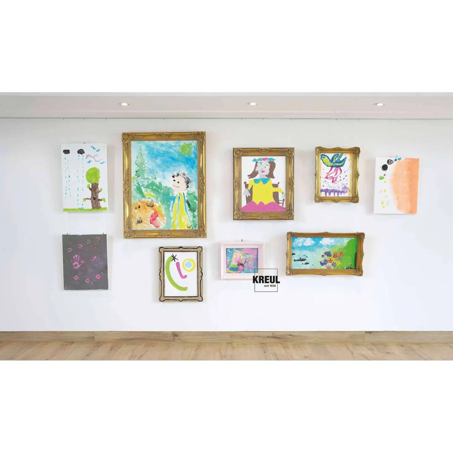 KREUL KIDS ART Kinder-Künstlerfarbe, 8er-Set