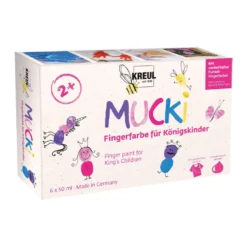 KREUL MUCKI Fingerfarbe 6er Set