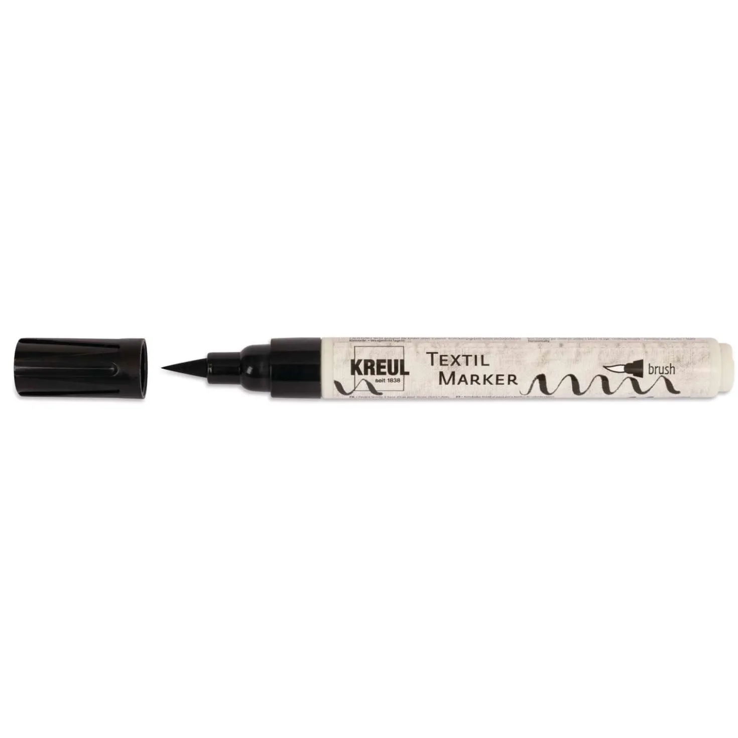 KREUL Textil Marker brush Schwarz