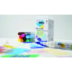 KREUL Triton Acrylic Marker edge Powerpack, 11er-Set