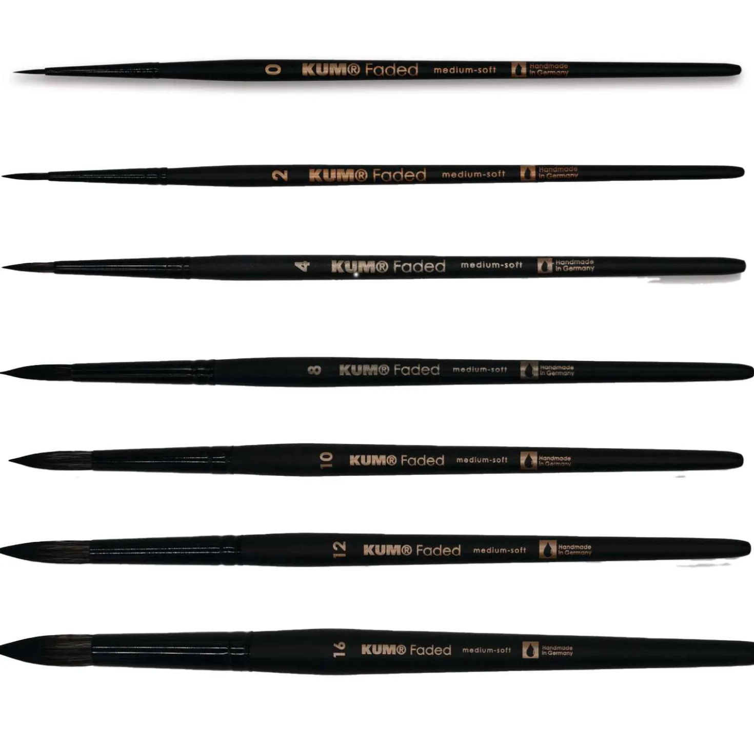 KUM® Faded Aquarellpinsel, rund