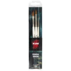 KUM® Memory Point ESSENTIAL GOUACHE Pinselset, 3-teilig