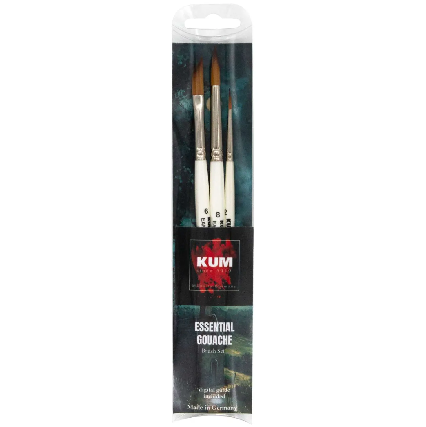 KUM® Memory Point ESSENTIAL GOUACHE Pinselset, 3-teilig