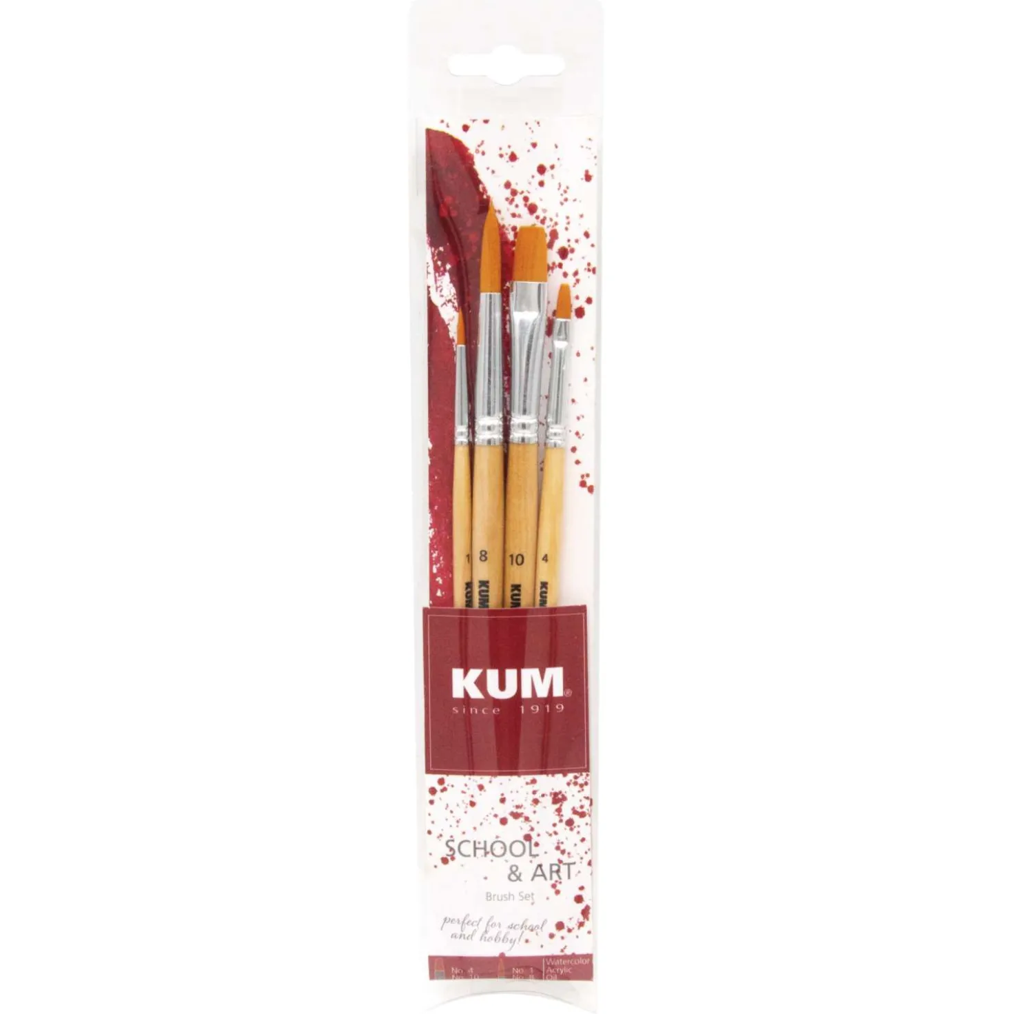 KUM® School & Art Pinsel Mischset