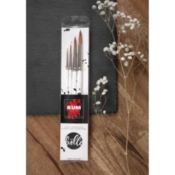 KUM® x Frau Hölle, Blob Brush Aquarellpinsel-Set, 4-teilig