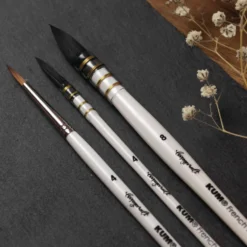 KUM® x loosegemalt, Aquarellpinsel-Set, 3-teilig