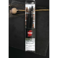 KUM® x paperieur Faded URBAN Aquarellpinselset, 4-teilig