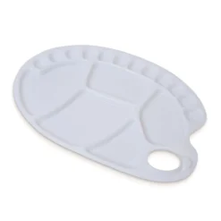 Kunststoffpalette oval Handpalette