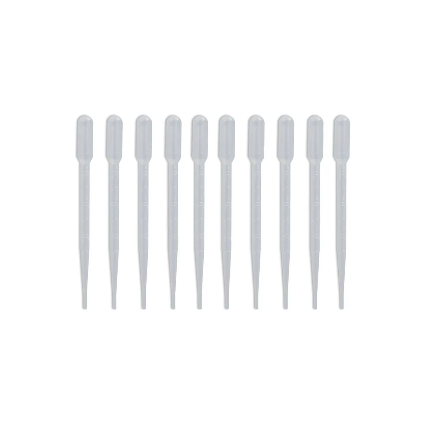 Kunststoff-Pipette mit Skala als Packung