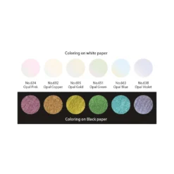 Kuretake Gansai Tambi "Opal Colors" Aquarellfarben 6er-Set