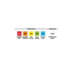 Kuretake ZIG® Cartoonist™ KURECOLOR Fine & Brush for MANGA Sets