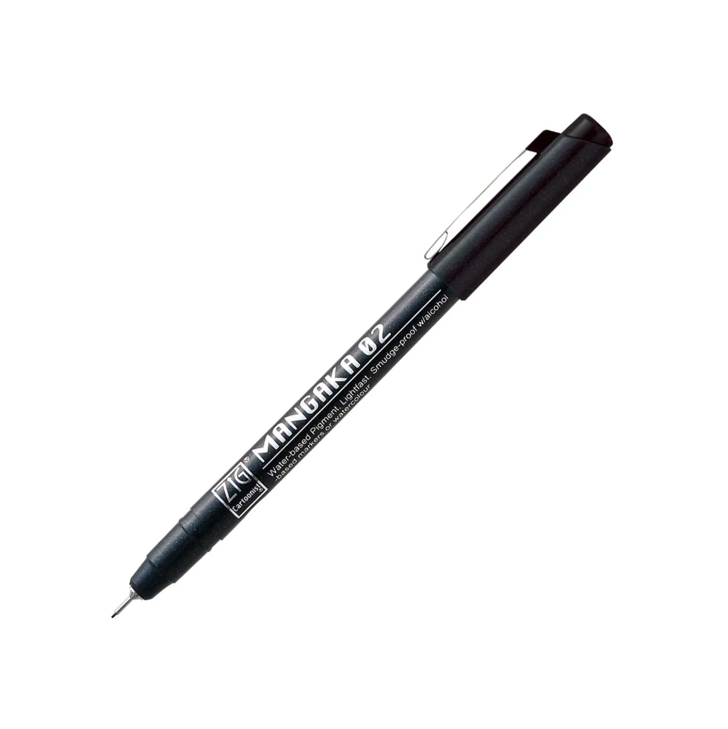 Kuretake ZIG® Cartoonist Mangaka Fineliner, schwarz