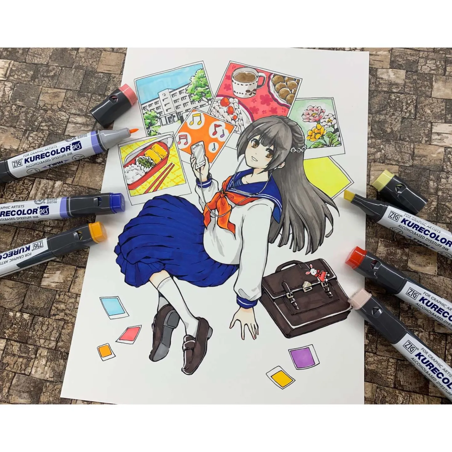 Kuretake ZIG® Kurecolor Twin WS Marker