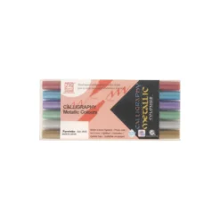 Kuretake ZIG® Memory System™ Kalligrafie Metallic Set, 6 Farben