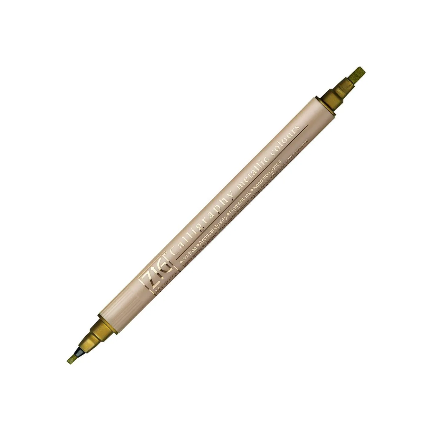 Kuretake ZIG® Memory System™ Kalligrafie Metallic Set, 6 Farben