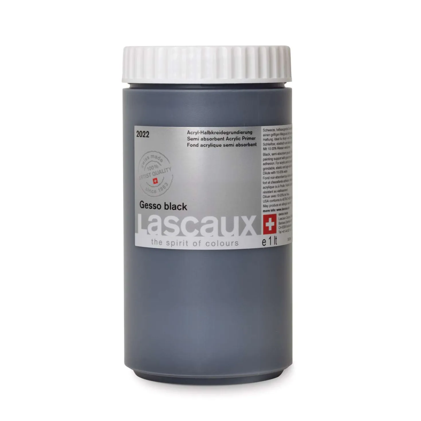 Lascaux Gesso black
