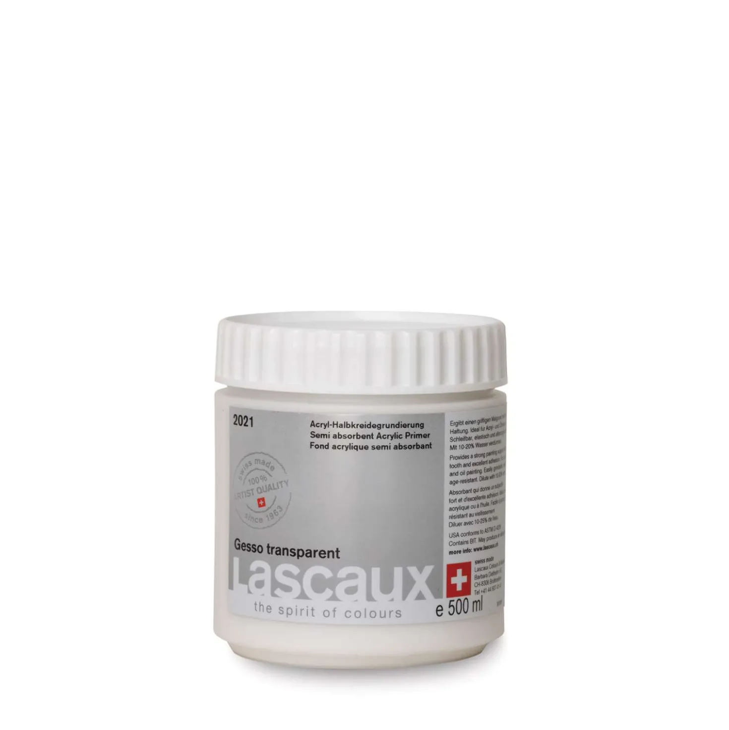 Lascaux Gesso transparent