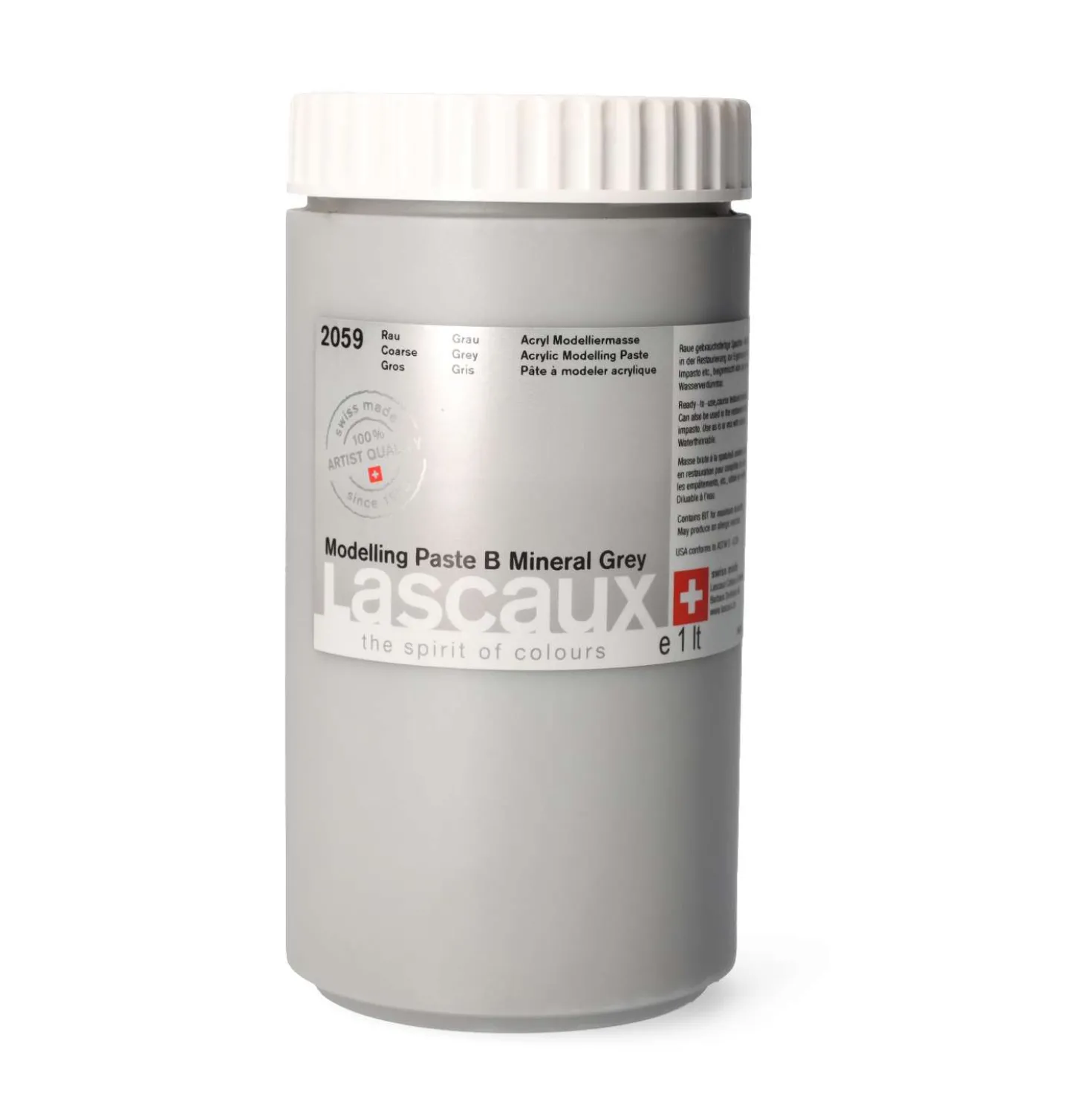 Lascaux Modelling Paste B - Mineral Grey Modellierpaste